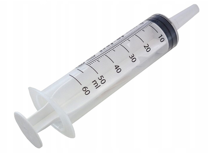 Стерильний шприц для в/в введення 50/60мл 3-компонентний катетерний шприц Люера 1 шт