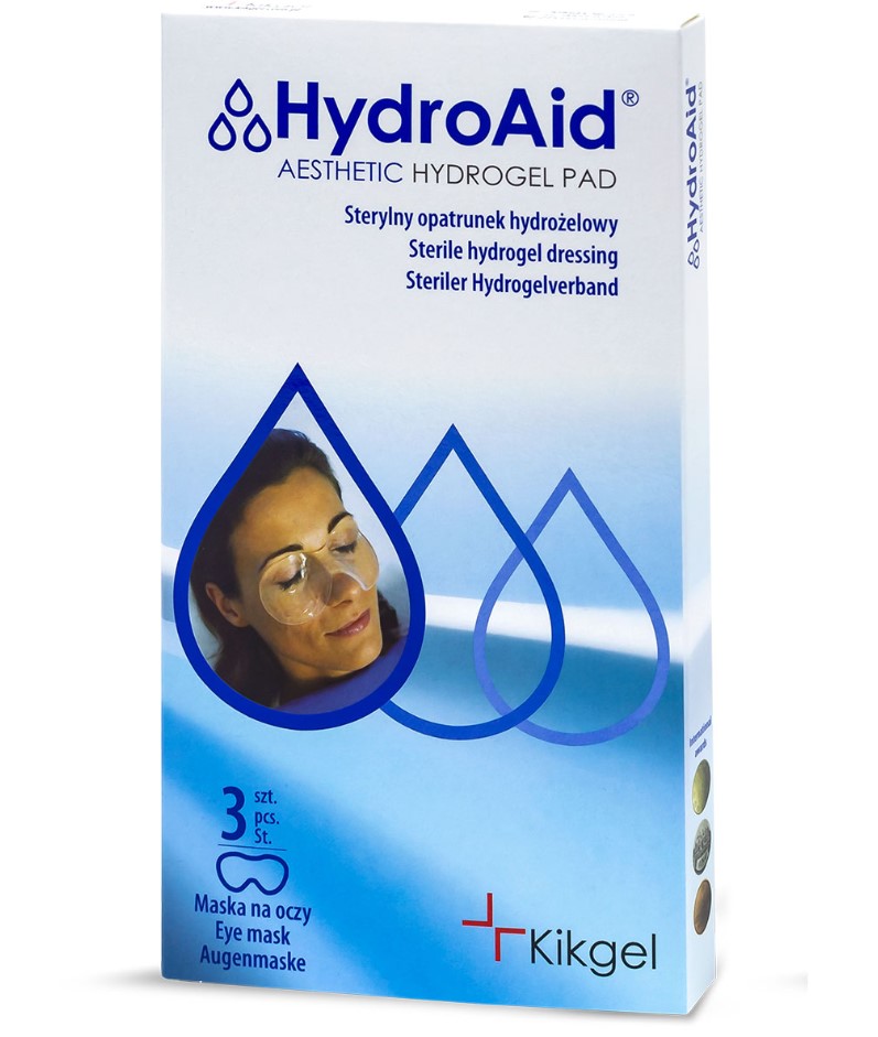 HydroAid - очна маска 1шт стерильна гідрогелева пов'язка