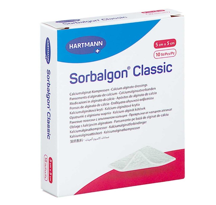 Альгінова пов'язка Sorbalgon Classic 5*5см 1шт