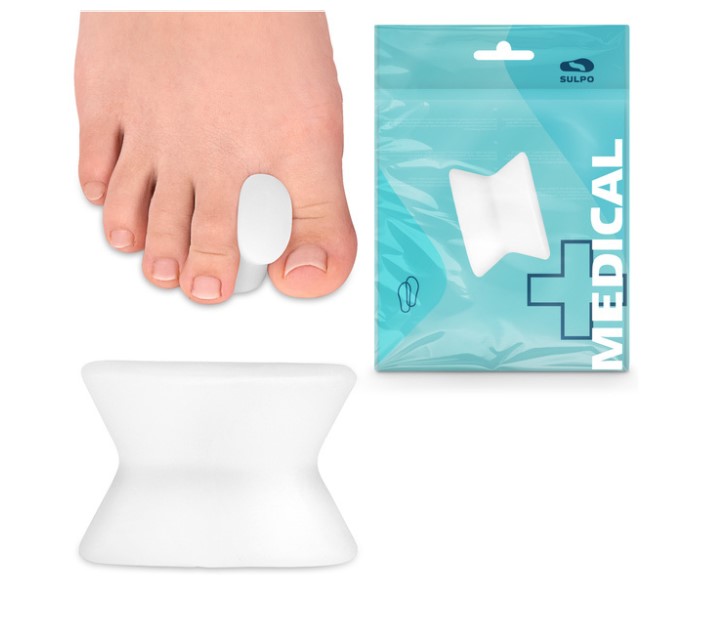 Hallux valgus - Wedge S/M Гелевий клин між пальцями стопи при клишоногості