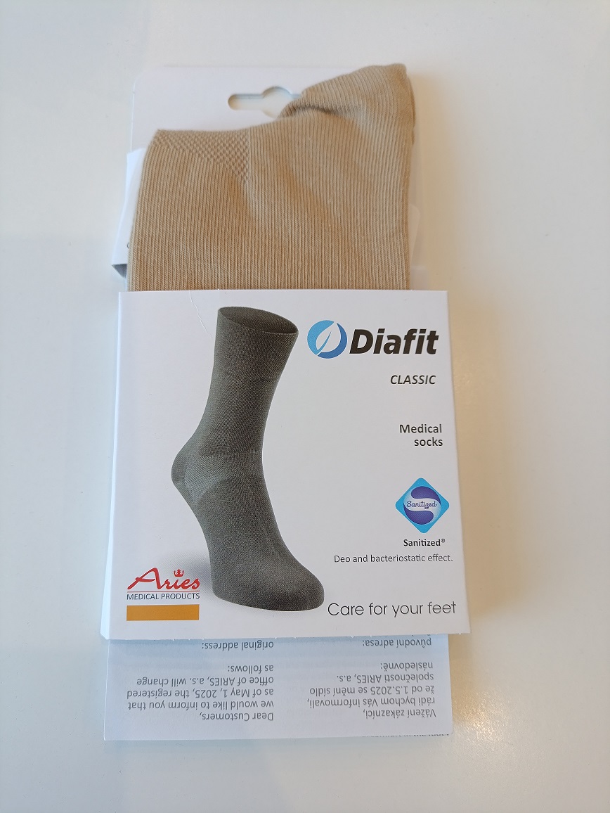 Діабетичні шкарпетки Avicenum DiaFit CLASSIC розмір 36-39 пара 8002 коричневі