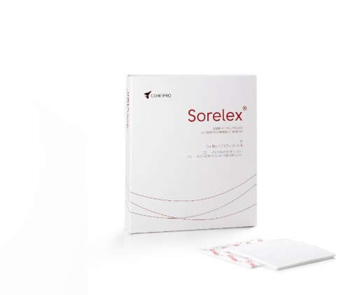 Пов'язка Sorelex 1шт з гіалуроновою кислотою та ацетинідином