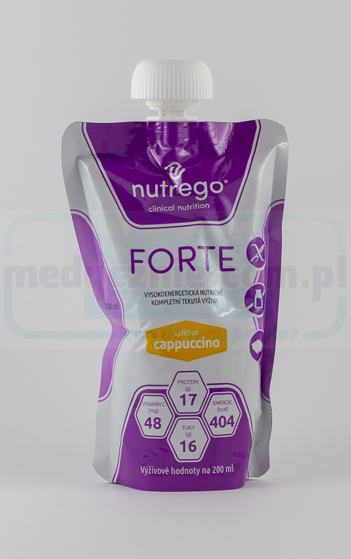 Nutrego Forte 12x200 мл Капучіно висококалорійна, високобілкова дієта