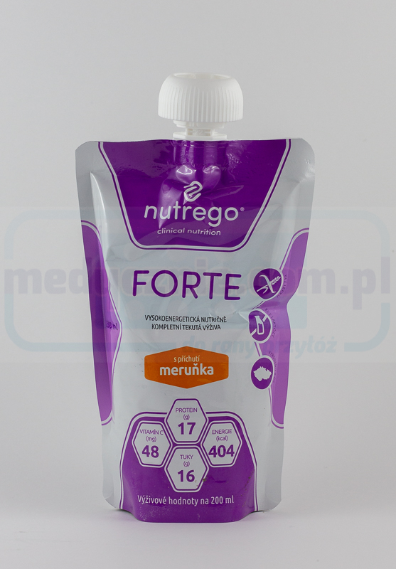 Nutrego Forte 12x200 мл Абрикос Висококалорійна, високобілкова дієта