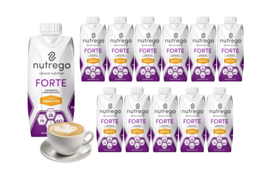 Nutrego Forte 12x330 мл Капучіно висококалорійна, високобілкова дієта