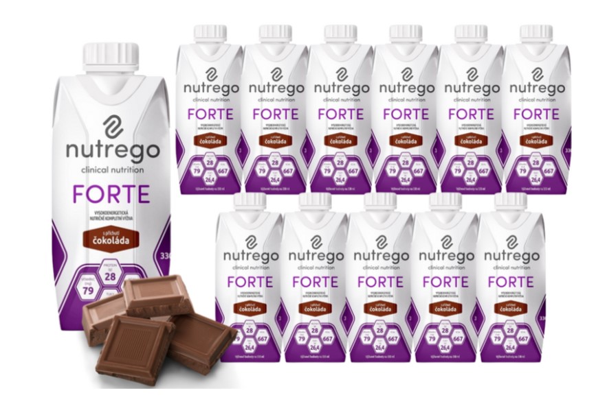 Nutrego Forte 12x330 мл Шоколадна висококалорійна, високобілкова дієта