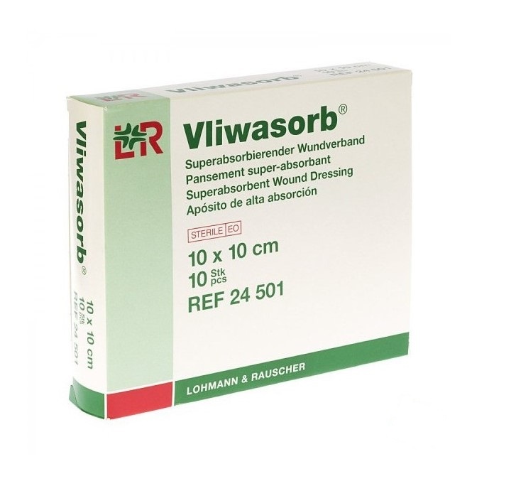 Пластир Vliwasorb 20*20 1шт з суперабсорбентом