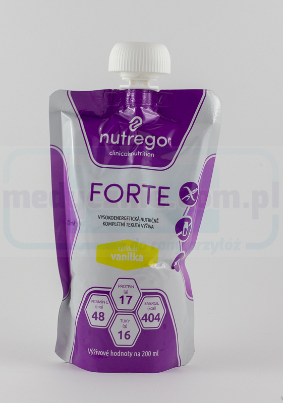 Nutrego Forte 12x200 мл Ваніль висококалорійна, високобілкова дієта