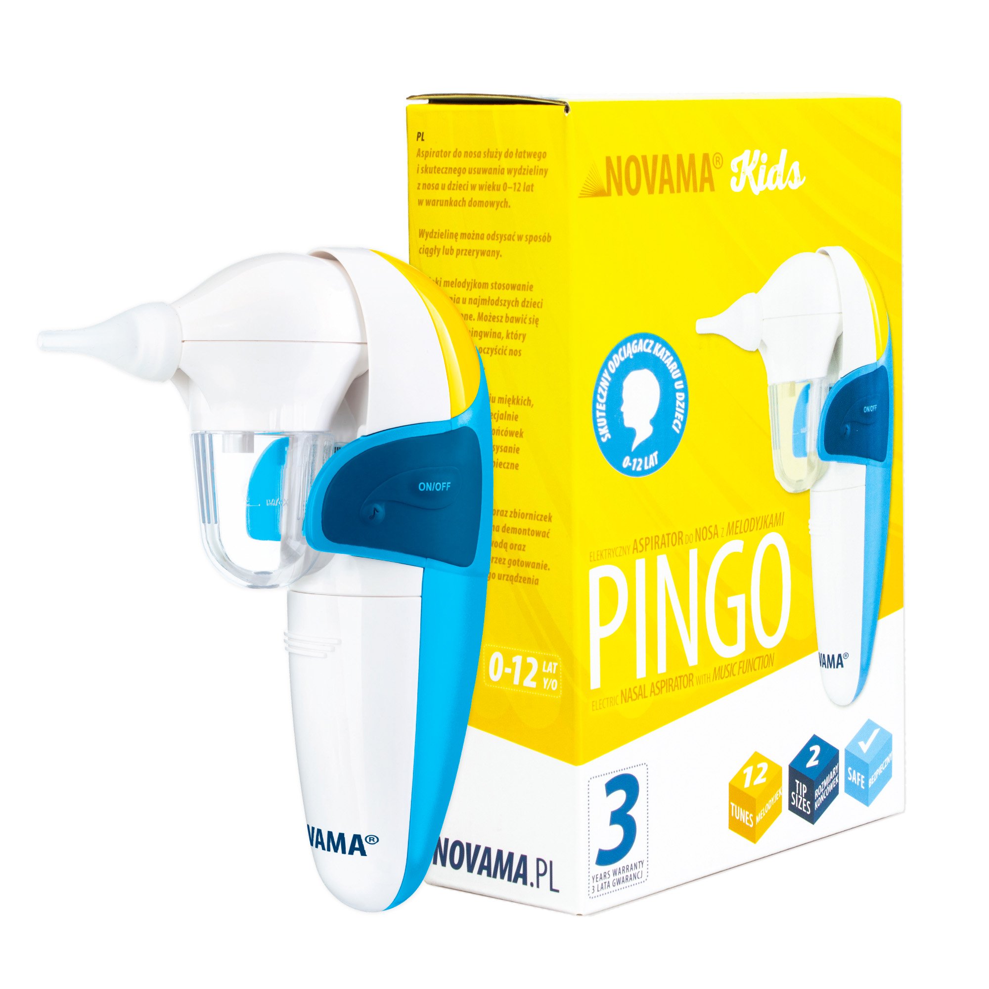 Акумуляторний назальний аспіратор NOVAMA PINGO