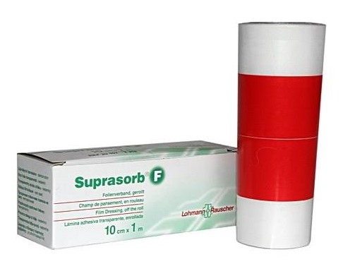 Плівковий перев'язувальний матеріал Suprasorb F 10см*1м в рулоні