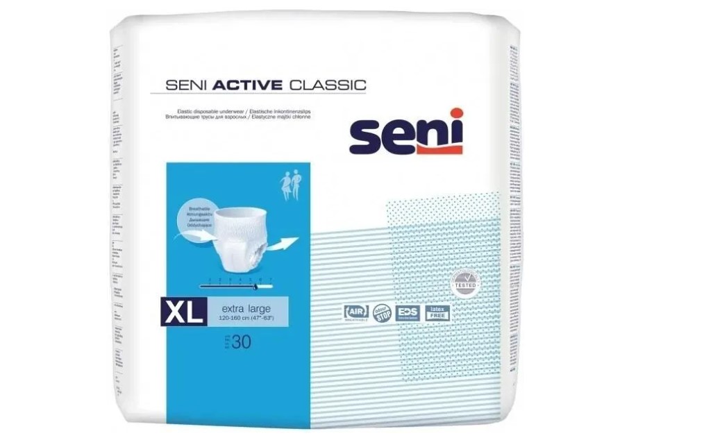 Seni Active Classic вбираючі трусики X-LARGE 30шт - Зображення 4