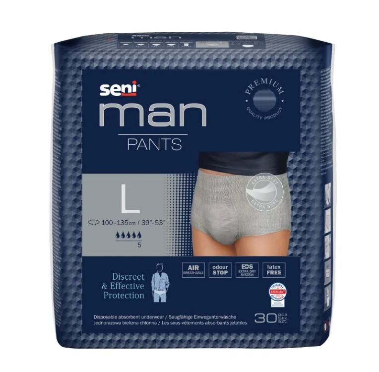 Чоловічі труси Seni Чоловічі труси LARGE вбираючі 30шт