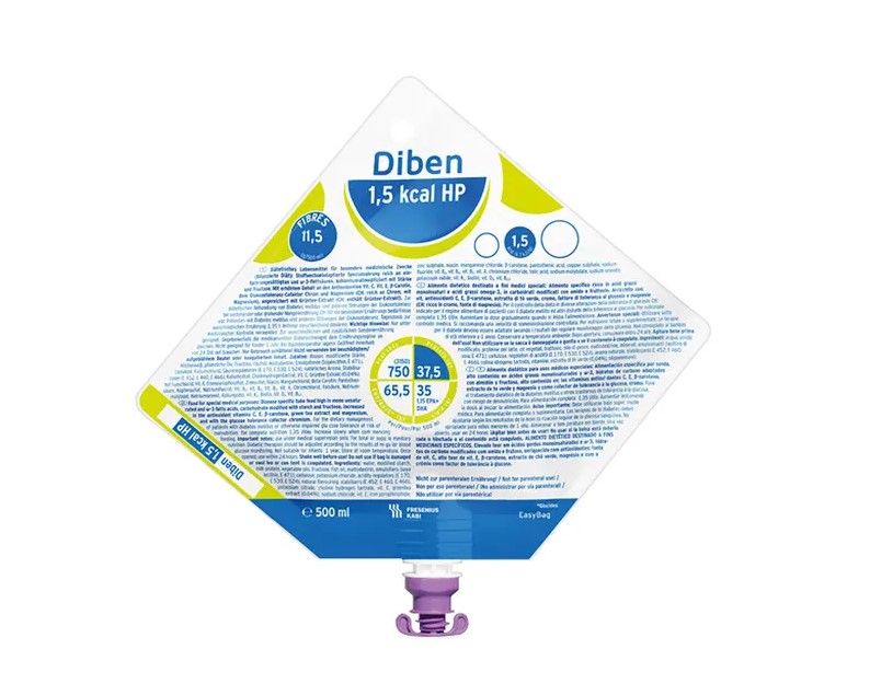 Fresenius Diben 1.5 KCAL HP 500ml Easy Bag - Зображення 2