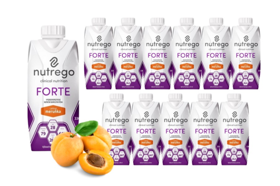 Nutrego Forte 12x330 мл Абрикос Висококалорійна, високобілкова дієта