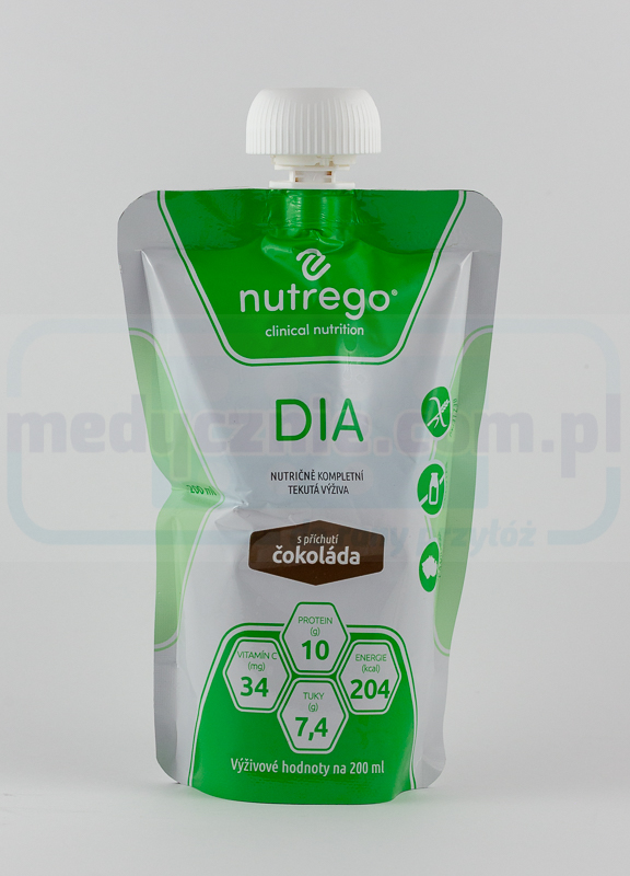 Nutrego DIA 12x200 мл шоколад