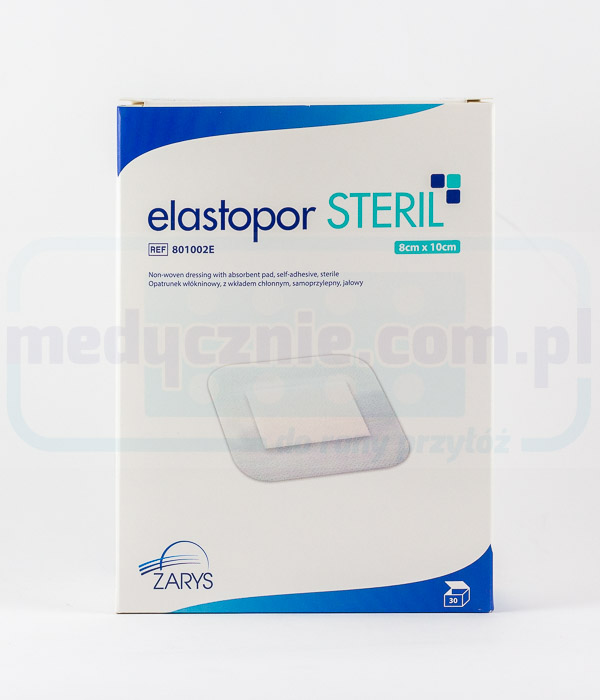 Пов'язка поглинаюча ELASTOPOR стерильна 8*10см 30шт