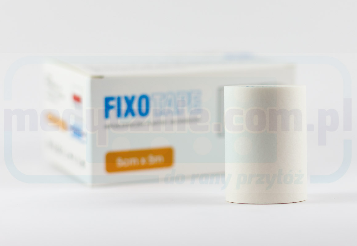 FIXOTAPE гіпоал. нетканий пластир 5см*5м 1шт - Зображення 2