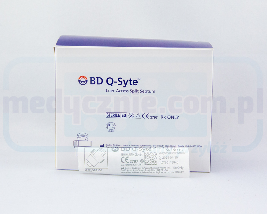 Безголковий ін'єкційний порт 1шт Q-Syte BD - Зображення 2