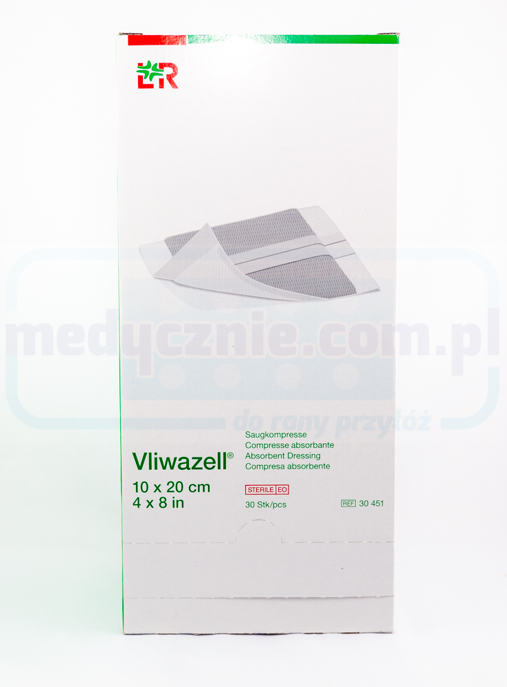 Пов'язка Vliwazell 10*20см стерильна абсорбуюча 1шт